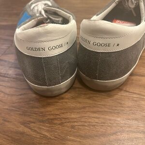 Golden Goose Gray and Blue Sneakers for Men limited edition